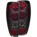 ANZO 2004-2012 Chevrolet Colorado Taillights Red/Smoke - anz211152
