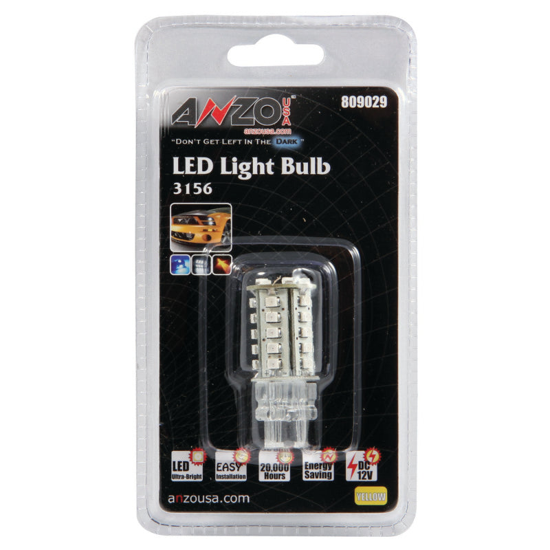 ANZO LED Bulbs Universal 3156/3157 Amber - anz809029