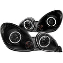 ANZO 1998-2005 Lexus Gs300 Projector Headlights w/ Halo Black - anz121144
