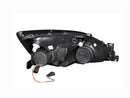 ANZO 2003-2007 Honda Accord Projector Headlights w/ Halo Black (R8 Style) - anz121337