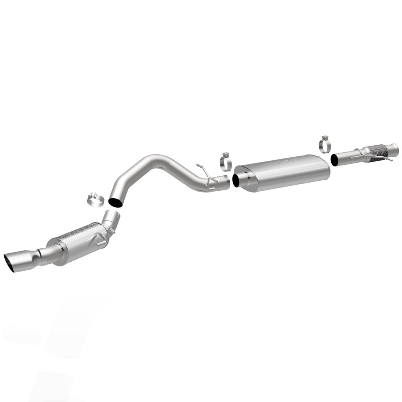 MagnaFlow 11-13 GMC Yukon Denali V8 6.2L Single Straight P/S Rr Exit Stainless Cat Back Perf Exhaust - mag15112