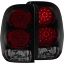 ANZO 2002-2009 Chevrolet Trailblazer LED Taillights Red/Smoke - anz321225