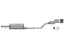 aFe Rebel Series Cat-Back 2.5in Dual Center Exit SS Exhaust w/ Black Tips 07-14 Jeep Wrangler V6 - afe49-48054-B