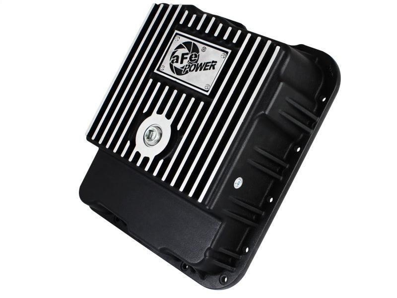 aFe Transmission Pan (Black w/ Machined Fins) GM Trucks 99-16 (4L60-E/4L60E/4L65E/4L70E/4L75E) - afe46-70242