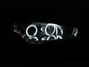 ANZO 2008-2015 Mitsubishi Lancer Projector Headlights w/ Halo Chrome (CCFL) - anz121427