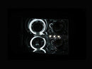 ANZO 2007-2013 Gmc Sierra 1500 Projector Headlights w/ Halo Chrome - anz111126