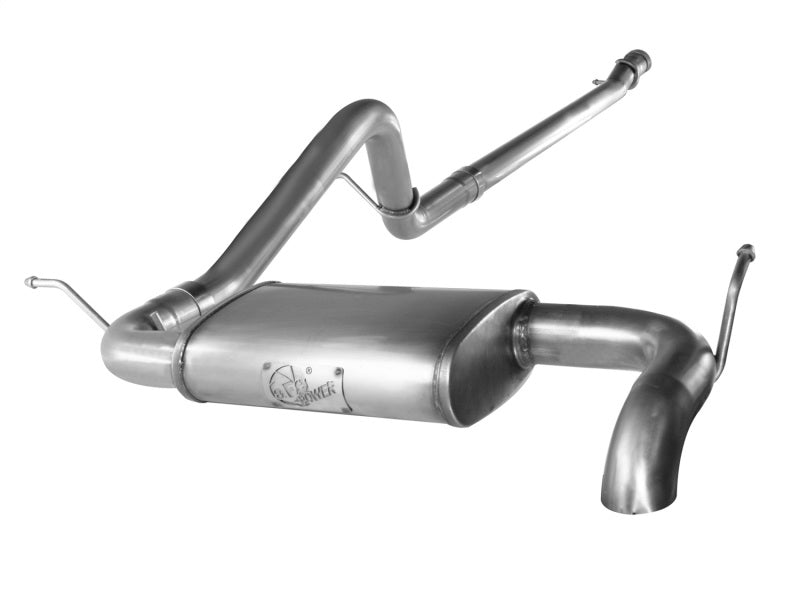 aFe MACHForce XP Exhausts Cat-Back SS-409 EXH CB Jeep Wrangler 2012 V6-3.6L (4 Dr) - afe49-46212