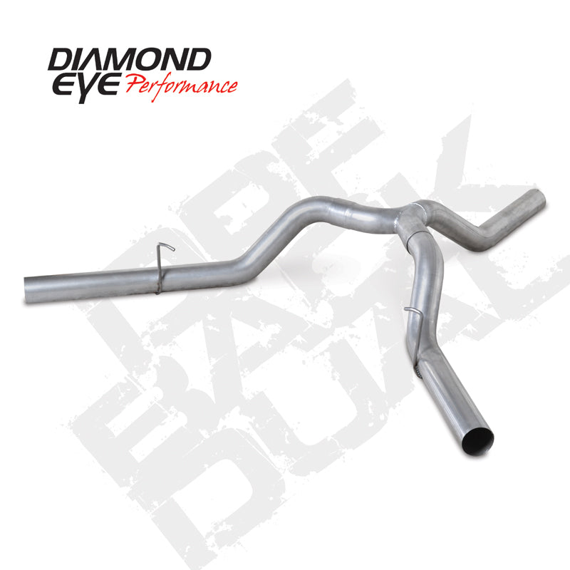 Diamond Eye KIT 4in DPF-BACK DUAL AL: DODGE 6.7L 2500 2014 SHORT BOX CREW CAB & MEGA CAB - depK4260A