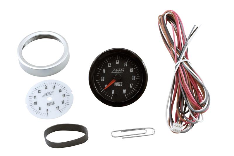 AEM Analog 8-18V Volts Gauge (US) - aem30-5139