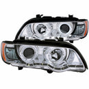 ANZO 2000-2003 BMW X5 Projector Headlights w/ Halo Chrome - anz121397
