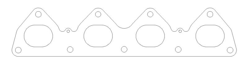 Cometic Honda All H22S 92-01 .030 inch MLS Exhaust Manifold Gasket 1.770 inch X 1.380 inch Port - cgC4155-030