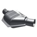 MagnaFlow Conv Univ 2in Inlet/Outlet Angled Offset/Center Oval (California) - mag444074