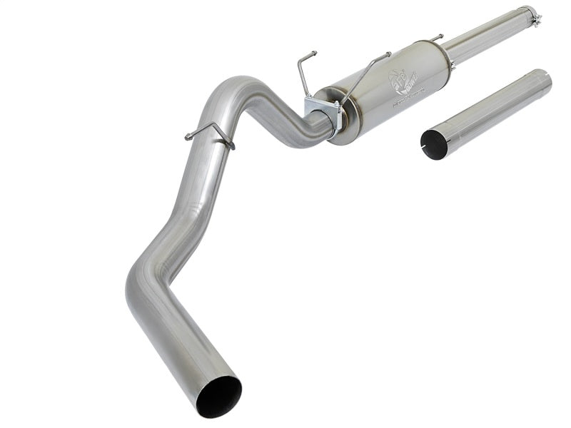 aFe LARGE Bore HD Exhausts Cat-Back SS-409 EXH CB Dodge Diesel Trucks 03-04 L6-5.9L (td) - afe49-12005