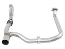 aFe Twisted Steel Delete Down-Pipe and Y-Pipe 2 to 2-1/2in Alum Steel Exhaust 12-16 Jeep Wrangler - afe48-06210