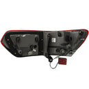 ANZO 2014-2016 Jeep Grand Cherokee LED Taillights Red/Clear - anz311268