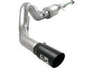 aFe Atlas Exhaust 4in Aluminized Cat-Back w/ 304 SS Black Tip 11-13 Ford F-150 EcoBoost V6 3.5L (tt) - afe49-03041-B