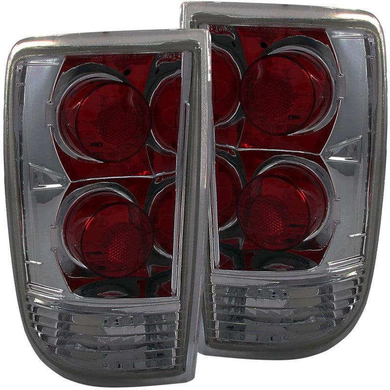ANZO 1995-2005 Chevrolet Blazer Taillights Smoke - anz221174