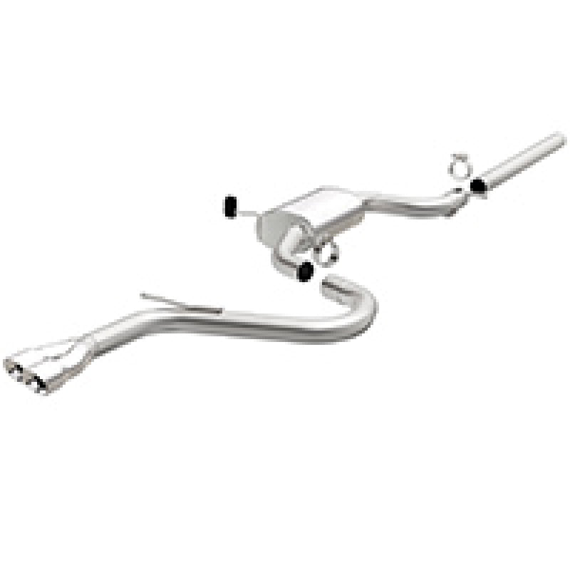 MagnaFlow 2015 Audi A3 L4 1.8L Dual Rear Exit D/S Stainless Cat Back Perf Exhaust - mag15168
