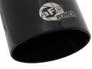 aFe MACH Force-Xp Universal 409 SS Single-Wall Clamp-On Exhaust Tip - Black - afe49T25354-B07