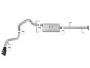 aFe Scorpion 2-1/2in Aluminized Steel Cat-Back Exhaust w/ Black Tips 07-17 Toyota FJ Cruiser V6 4.0L - afe49-06039-B