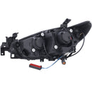 ANZO 2014-2015 Mazda 6 Projector Headlights w/ Plank Style Design Black - anz121516