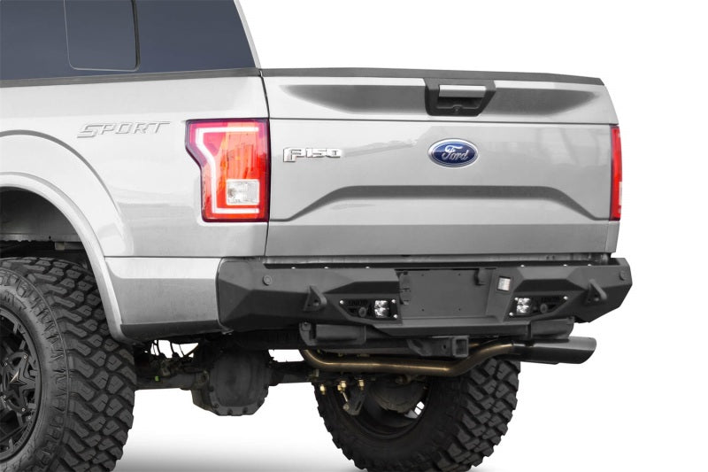 Addictive Desert Designs 15-18 Ford F-150 Stealth Fighter Rear Bumper w/ Backup Sensor Cutout - addR181231280103