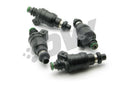 DeatschWerks Evo VIII/IX / 95-99 DSM 4G63T 800cc Low Impedance Top Feed Injectors - dw42M-02-0800-4