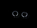 ANZO 2000-2004 Infiniti I30 Projector Headlights w/ Halo Black - anz121077