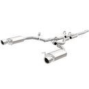 MagnaFlow Cat Back, SS, 2.5in, Street, Dual Split Polished 4.5in Tips 2015 Ford Mustang Ecoboost - mag19097
