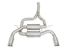 aFe MACHForce XP SS-304 Polish Tip 2.5in Dia Axle Back Exhaust 12-15 BMW 335i (F30) 3.0L (t) - afe49-36325-P