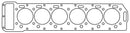 Cometic 71-93 Jag V12 Left Side 93mm .059 inch CFM-20 MLS Head Gasket - cgC4330-059