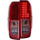 ANZO 2005-2008 Nissan Frontier LED Taillights Red/Clear - anz311071