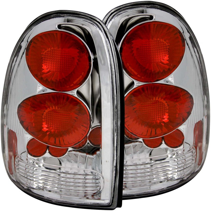 ANZO 1996-2000 Chrysler Voyager Taillights Chrome - anz211037