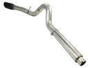 aFe MACHForce XP 5in DPF-Back Stainless Steel Exh Sys, Black tip,Ford Diesel Trucks 08-10 V8-6.4L - afe49-43054-B