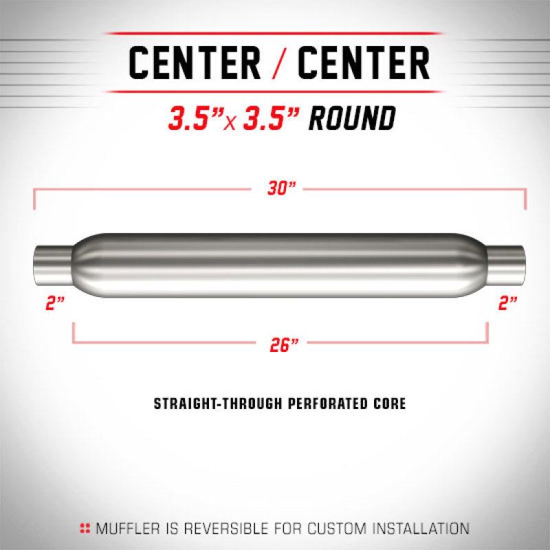 MagnaFlow Muff GP 3.5 Dia 26inch 2/2 - mag18144