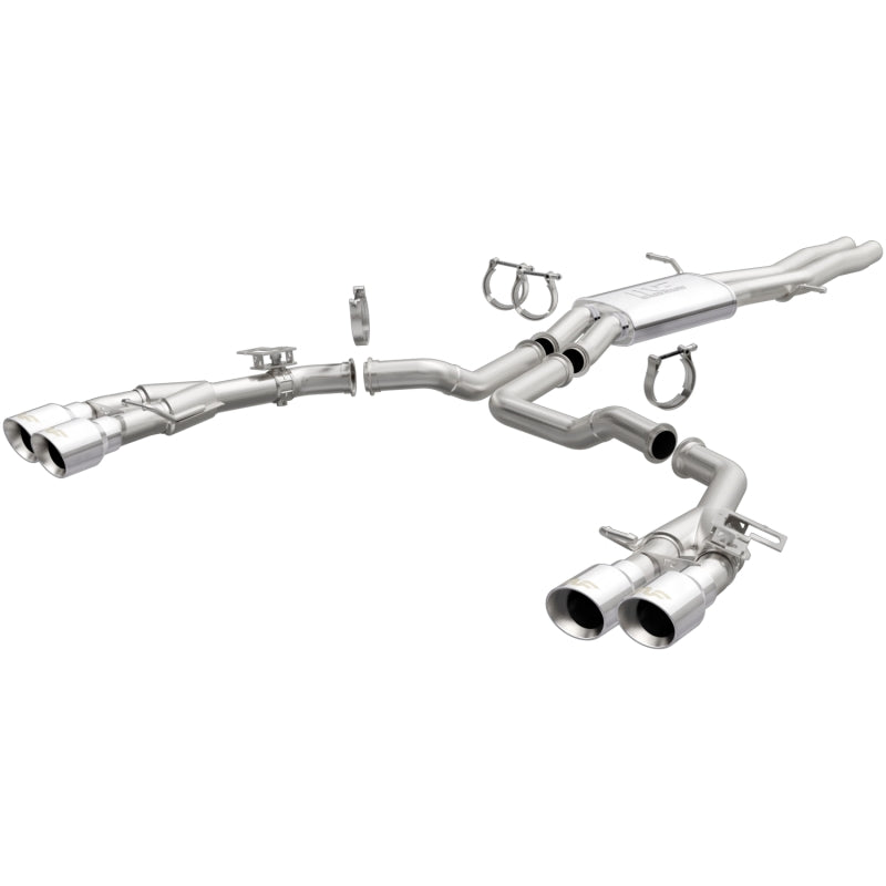 MagnaFlow Cat-Back 15-17 Audi S7 V8-4.0LGAS Sport Quad Exhaust w/ 7in Polished Tips - mag15383