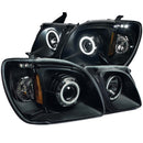 ANZO 1998-2007 Lexus Lx470 Projector Headlights w/ Halo Black (CCFL) - anz111170