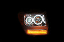ANZO 2007-2012 Dodge Nitro Projector Headlights w/ Halo Chrome (CCFL) G2 - anz111144