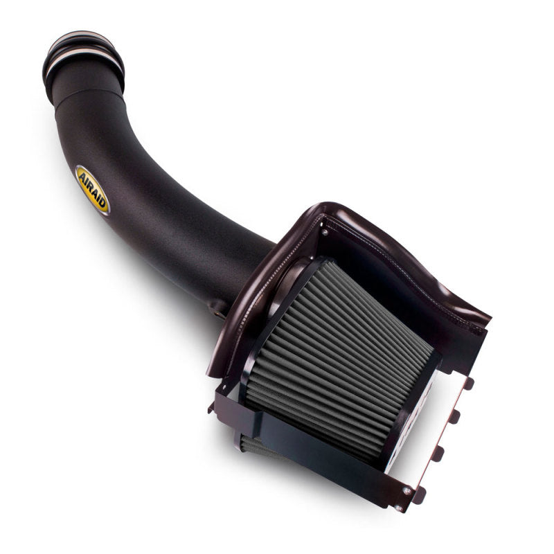Airaid 10-13 Ford F-250 / F-350 Super Duty 6.2L CAD Intake System w/ Tube (Dry / Black Media) - air402-273
