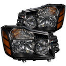 ANZO 2004-2007 Nissan Armada Crystal Headlights Black - anz111069