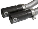 aFe Rebel Series CB Middle-Side Exit SS Exhaust w/ Black Tips 09-16 GM Silverado/Sierra V6/V8 - afe49-44070-B