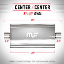 MagnaFlow Muffler Mag 5X11 22 2.5 C/C - mag14576