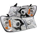 ANZO 1998-2007 Lexus Lx470 Projector Headlights w/ Halo Chrome (CCFL) - anz111169