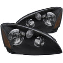ANZO 2002-2004 Nissan Altima Crystal Headlights Black - anz121109