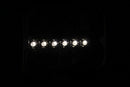 ANZO 2000-2004 Ford Excursion Crystal Headlights Chrome w/ LED 1pc - anz111088