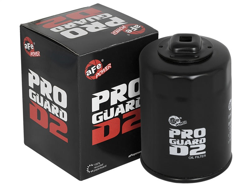 aFe ProGuard D2 Oil Filter 11-13 Ford F-150 V6 3.5/3.7L / V8 5.0L (w/ 3/8in Ratchet Drive) - afe44-LF025