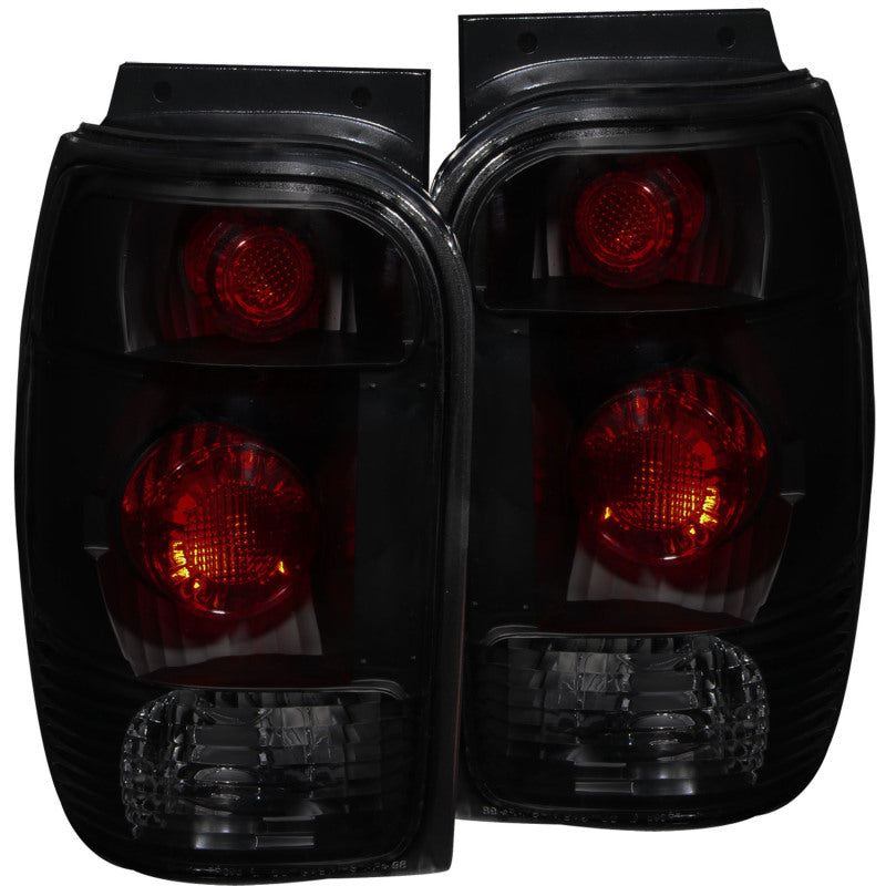 ANZO 1998-2001 Ford Explorer Taillights Dark Smoke - anz221186
