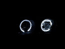 ANZO 1999-2002 Chevrolet Silverado 1500 Projector Headlights w/ Halo Black - anz111189