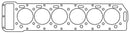 Cometic 71-93 Jag V12 Left Side 93mm .059 inch CFM-20 MLS Head Gasket - cgC4330-059