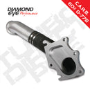 Diamond Eye TURBO-DIRECT 3in AL CHEVY LB7 DURAMAX 01-04 5 BTWN TURBO & F PIPE TRANS DIPSTICK MOD REQ - dep321055